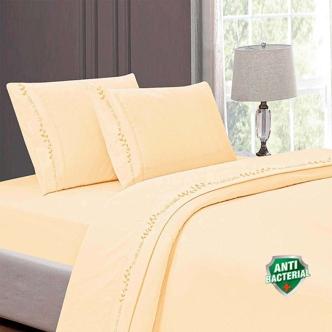 CFYCYHDZHT - Sábanas de cama (180 cm200 cm), color puro
