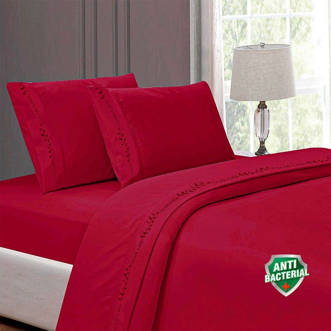 CFYCYHDZHT - Sábanas de cama (180 cm200 cm), color puro
